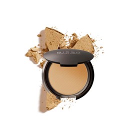Maquillaje Compacto en Polvo Bissu | 15 Tonos disponibles Acabado Mate, Sin Aceites (14 Capuccino, 8g)