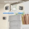 AIMALL Retractable Clothesline, 3.54in Invisible Wall Mounted Double Rope Dryer,