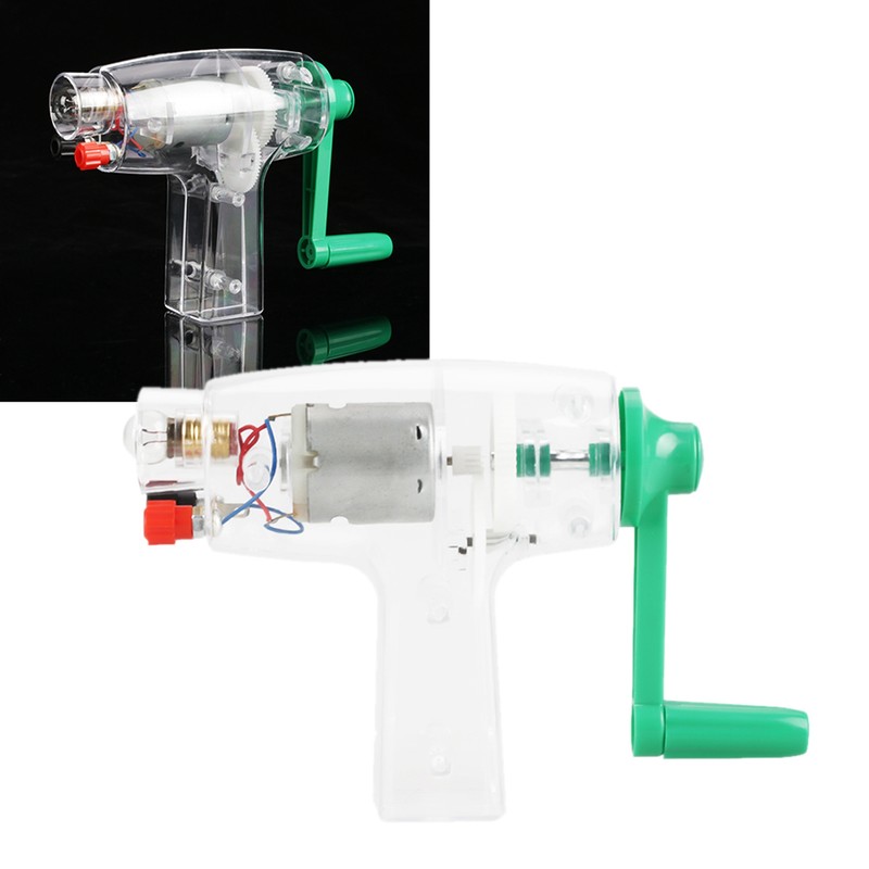 Hand Crank Driven Electricity Generator Mechanical Emergency Power Supply