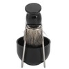 Men Beard Shave Set Brush Stand Foam Bowl Beard Brush