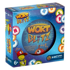 Wordblitz card game for 2 or more players aged 6 years or over., Single, Colourful