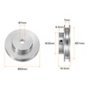 HARFINGTON Single Groove Pulley 7mm Fixed Bore 60mm Outer Diameter