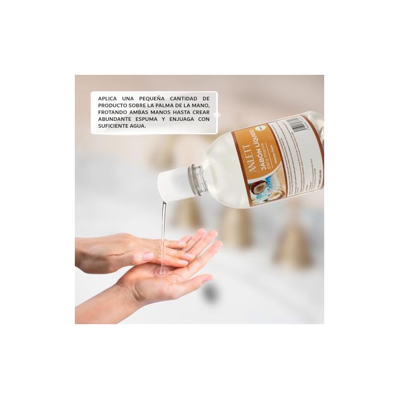 Jabón Líquido para Manos Aroma Coco Anlett 500ml