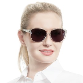 WEMOOTANTS Oversized Reading Sunglasses Women 2.25+ Fashion Sunglasses Readers for Lady Full Lens Outdoor 1.0 1.25 1.5 1.75 2.0 2.25 2.5 2.75 3.0 3.5 (Clear,225)