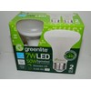 Greenlite 7W LED Bulb R20 Floodlight Dimmable 2-Pack