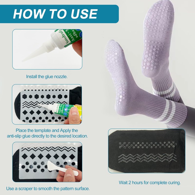 Smdrafy Sock Stop, Liquid Sock Stop, Stopper for Socks, Sock