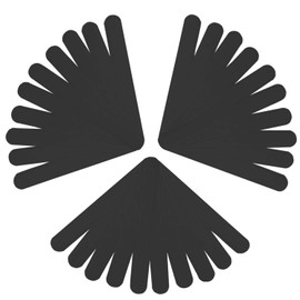 LUCKYBee Sweat Absorbing Sheets, Pack of 30, Hat, Sweat Absorbing Pads, Collar, Stiff Guard Tape, Sweat Absorption, Odor Resistant, Unscented, Prevents Stains, Heat Protection, Black