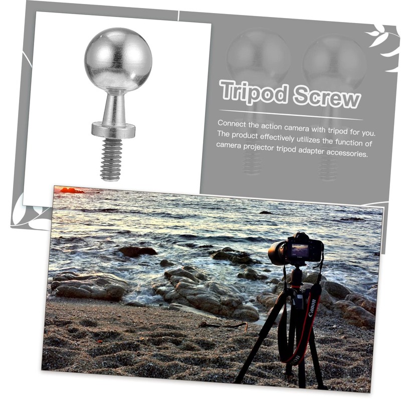 KONTONTY 2 Pcs Quality Material Camera Tripod Ball Screw Lightweight