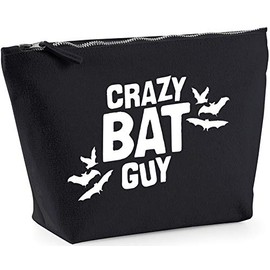 Hippowarehouse Crazy bat guy printed make up cosmetic wash bag 18x19x9cm