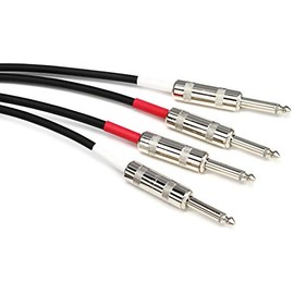 Pro Co Excellines Dual Instrument Patch Cable - 20 Feet Straight-Straight