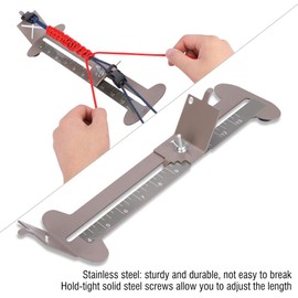 Vbestlife Kit de Pulsera Paracord,Jig Creador de Pulsera, Pulsera de Paracord artesanías de Bricolaje Kit de Herramientas de Punto