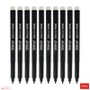 Doms Aqua Felt Tip Pens, BLACK, Pack of 10, Fibre