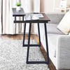 Taelakeni 36 Inch Metal Table Bar Legs, Heavy Duty Industrial