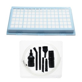 6-Pack Replacement AH30 Filter with 1 Micro Vacuum Attachment Kit for Miele - Compatible with Miele S7260 Cat & Dog, Miele S514, Miele S558, Miele S7580 Swing, Miele S314i, Miele S548, Miele SF-AH 30, Miele S516, Miele 7000 Series, Miele S434i, Miele S51