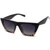 SOJOS Gafas de sol polarizadas vintage Cateye para mujer, con