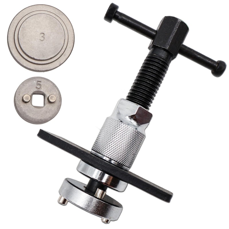DASBSTE 5-Piece Universal Brake Piston Reset Set, Right-Hand Rotating Piston