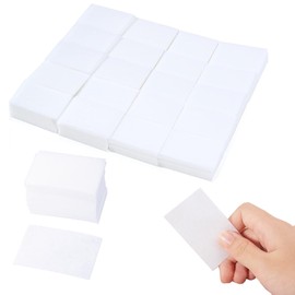 Pack of 900 Lint-Free Nail Cotton Pads, Lint-Free Nail Wipes for Preparation and Finishing of Nail Art Manicure, Nail Polish Remover Cotton Pads Nail Wipes Pads (White)