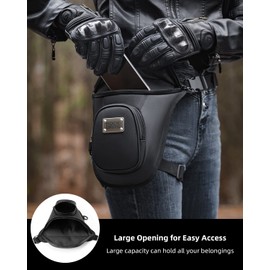 ROCKBROS Drop Leg Bag for Men Women Motorcycle Leg Bags Outdoor Waterproof Thigh Bag with Leg Strap Removable Leg Bag for Hiking Climbing Cycling Fishing Riding Travel