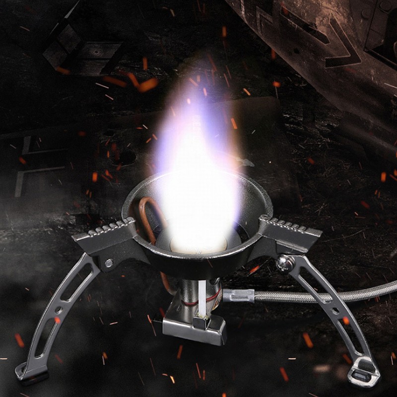 BRS-11 Outdoor Portable Safe Gas Stove Burner Foldable Split Furnace
