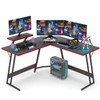 Devoko L Shaped Gaming Desk Computer Desk 51” Office Corner