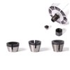 YFFSFDC Collet Chuck for Trimmers, 1/4 inch (6 mm), 0.25
