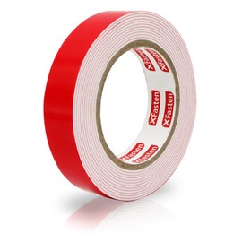 XFasten Double Sided Tape Foam Mounting Tape, 1-Inch x 150-Inch