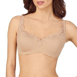 Le Mystere Womens Lace Tisha Full Coverage Fit T-Shirt Bra - Natural, 32D