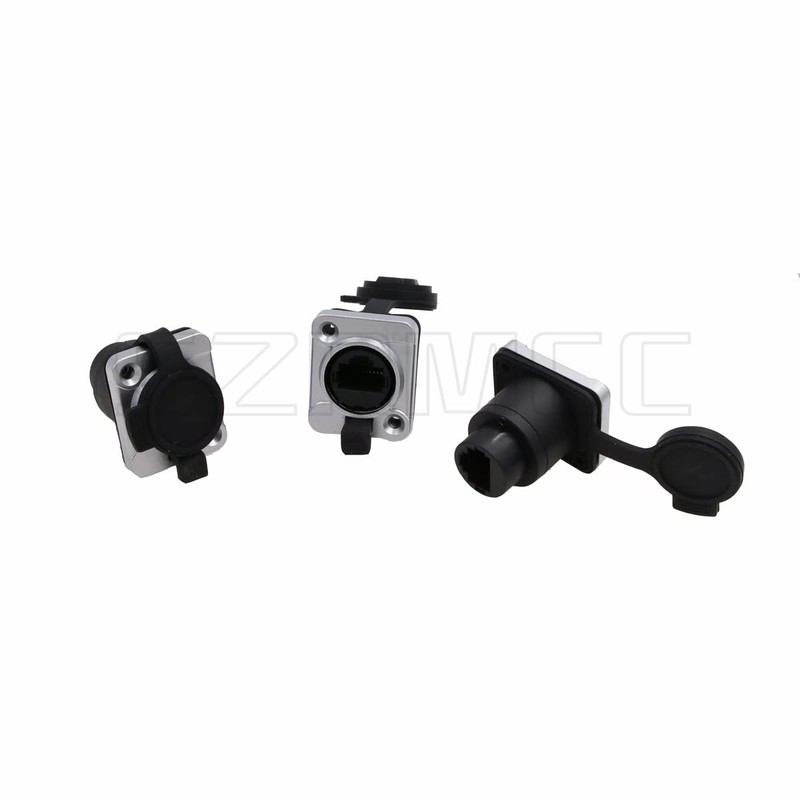 SZRMCC RJ45 Panel Mount Connector Cat5e RJ45 Ethernet Female LAN