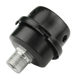 WMYCONGCONG 2 PCS 1/2"PT 20mm Air Compressor Silencer Filter Metal Air Compressor Intake Filter Muffler Silencer w/ 2 PCS Filter Element Replacement