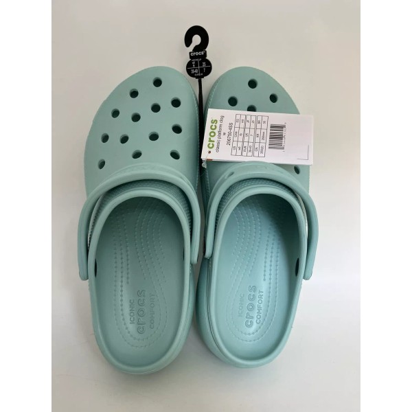 Crocs Women's Classic Platform Iconic Crocs Comfort Clog size 9