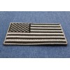 Ivamis US Flag Patch Black and Gray 2.5 Inch- 2.5x1.4