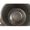 Sugiyama Metal Tempura Pot, Gray, 3.1 x 8.7 x 6.8