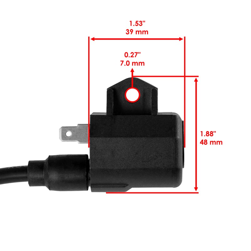 Caltric Ignition Coil for Arctic Cat 400 4X4 Tbx Trv