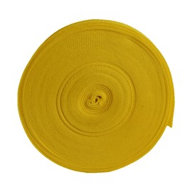Polypropylene Webbing Straps Tape Backpack Luggage Straps Crafts Outdoor DIY Colours Lengths (Yellow, 25mm (1") / 5m)