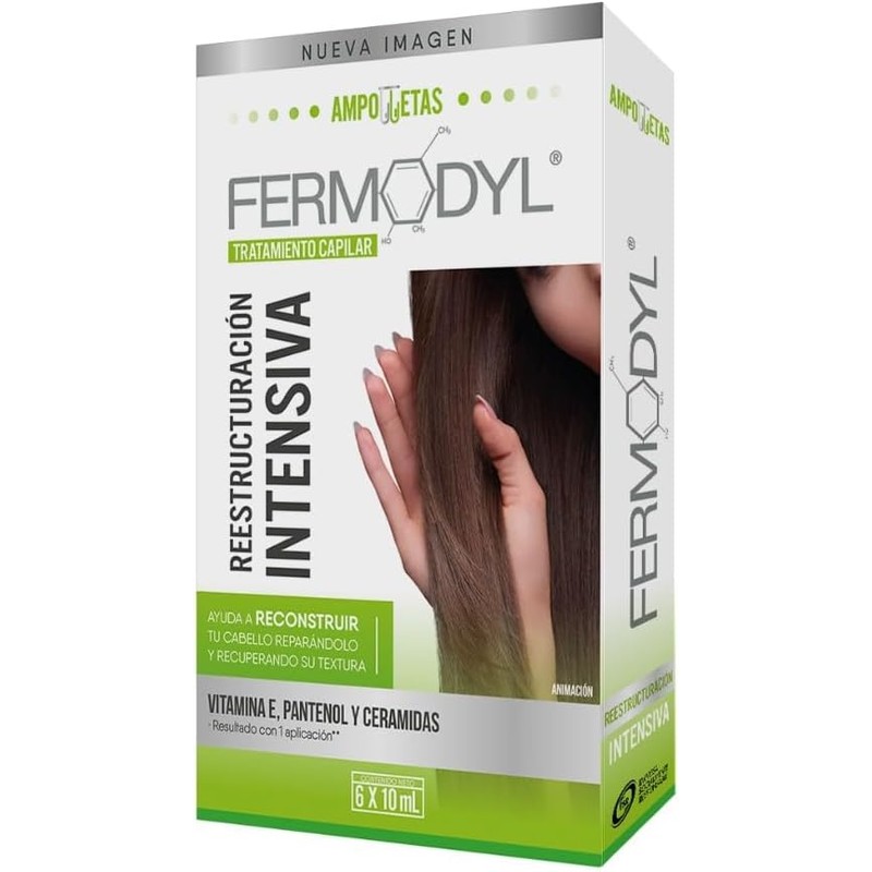 FERMODYL - Reestructuracion intensiva. Con vitamina E, pantenol y ceramidas.