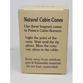 Cedar #25 Incense Log Cabin Cones Paines Maine USA Christmas Tree Campfire