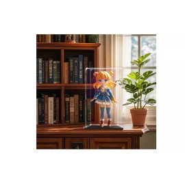 georglasko_8 Display Case Box Acrylic Self Assemble Glass Alternative Action Figure Doll Toys