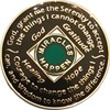 8 Year NA Green Medallion - Clean, Recovery, Chip, Coin,