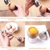Egg Cutters, Egg Opener Durable Stainless Steel Egg Cutter Convenient