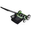 16 Inch 5-Blade Manual Push Reel Lawn Mower, Electric Lawn