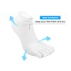ss soxsense Toe Socks for Men and Women Athletic Running