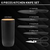 Knife Set - 6 Piece Knife Block Set, Knives Set