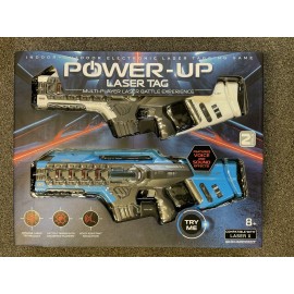 Power Up Laser Tag Large Blasters Voice & Sound Effect - 2pk (work with Lase X)