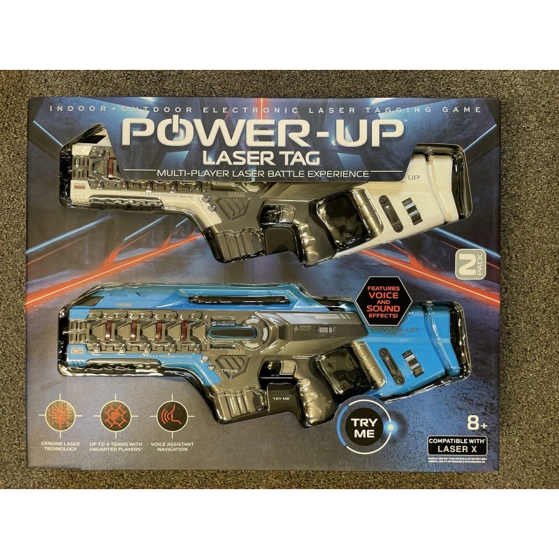 Power Up Laser Tag Large Blasters Voice & Sound Effect