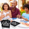 40 Pcs Prom Night Decorations Napkins,Disposable Paper Black Silver Grad