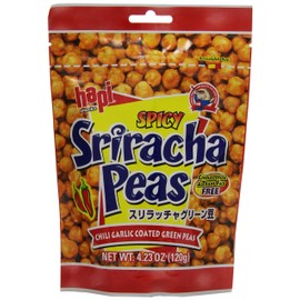 Hapi Sriracha Peas Pouch, 4.23 Ounce (Pack of 12)