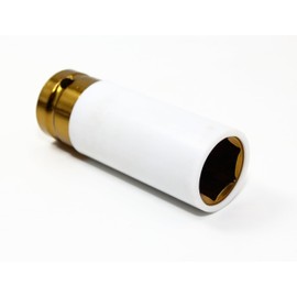 Veritek Performance Socket 19mm Size Non Marring Nylon Thin Wall Drive Socket For 1/2 Drive Torque Wrenches Impact Wrenches Lug Nut Removal Protect Wheel