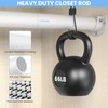 Closet Rods for Hanging Clothes, 17 to 28 Inch Heavy