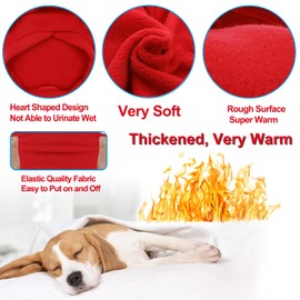 HuaLiSiJi Dog Jumper Dog Hoodie Dog Sweater Puppy Jumpers Clothes for Chihuahua, Elasticity Softness Comfort and Warmth, Easy to Wear and Bright Colors (X-Large, Red)