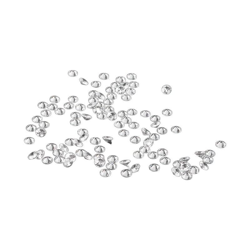 100pcs Transparent Rhinestones Mini Sharpened Bottom Exquisite Crystal Gems for